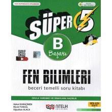 5.Sınıf Süper Fen Bilimleri B Başarı Beceri Temelli Soru Kitabı Nitelik Yayınları