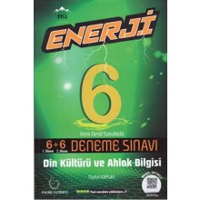 6. Sınıf Din Kültürü ve Ahlak Bilgisi Enerji 6+6 Deneme Sınavı Palme Yayınları