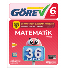 6. Sınıf Görev Matematik 36 Haftalık Çalışma Föyleri Nitelik Yayınları