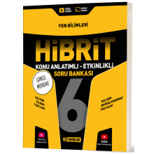6. Sınıf Hibrit Fen Bilimleri Konu Anlatımlı - Etkinliki Soru Bankası Hız Yayınları