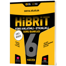 6. Sınıf Hibrit Sosyal Bilgiler Konu Anlatımlı - Etkinliki Soru Bankası Hız Yayınları