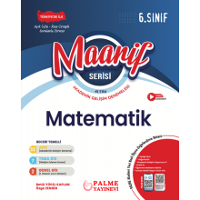 6. Sınıf Maarif Serisi Matematik Akademik Gelişim Denemeleri Palme Yayınları