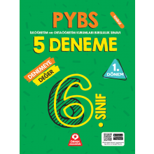 6. Sınıf PYBS 1. Dönem Denemeye Değer 5 Deneme Örnek Akademi
