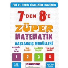 7 den 8 e Züper Matematik Başlangıç Modülleri Platon Yayınları