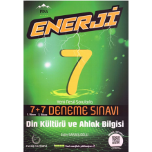 7. Sınıf Din Kültürü ve Ahlak Bilgisi 7+7 Enerji Deneme Sınavı Palme Yayınları
