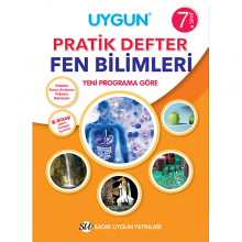7. Sınıf Fen Bilimleri Pratik Defter Sadık Uygun Yayınları