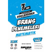 7. Sınıf Güçlendiren Matematik Branş Denemeleri Ankara Yayıncılık