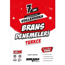 7. Sınıf Güçlendiren Türkçe Branş Denemeleri Ankara Yayıncılık