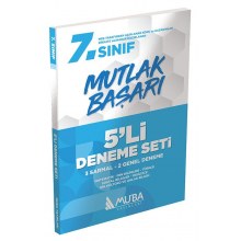 7. Sınıf Mutlak Başarı 5li Deneme Seti Muba Yayınları