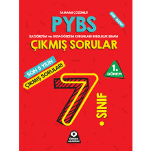 7. Sınıf PYBS 1. Dönem Son 5 Yılın Çıkmış Soruları Tamamı Çözümlü Örnek Akademi