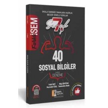 7. Sınıf Sosyal Bilgiler 40 Fasikül Deneme İsem Yayıncılık