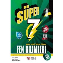 7. Sınıf Süper Fen Bilimleri Yeni Nesil Soru Kitabı Nitelik Yayınları