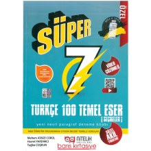 7. Sınıf Süper Türkçe 100 Temel Eser Yeni Nesil Paragraf Deneme Kitabı Nitelik Yayınları