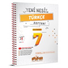 7. Sınıf Yeni Nesil Türkçe Defteri Spoiler Yayınları