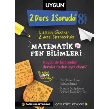 8. Sınıf 2 Ders Bir Soruda Matematik ve Fen Bilimleri Sadık Uygun Yayınları