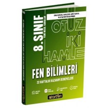 8. Sınıf 32 Hamle Fen Bilimleri Haftalık Kazanım Denemeleri Startfen Yayıncılık