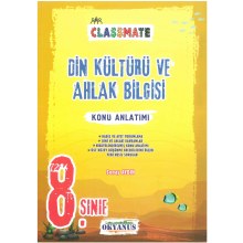 8. Sınıf Classmate Din Kültürü ve Ahlak Bilgisi Konu Anlatımlı Okyanus Yayınları