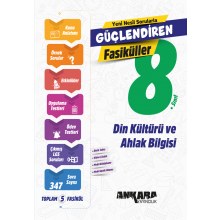 8. Sınıf Din Kültürü ve Ahlak Bilgisi Güçlendiren Fasikülleri 5 Kitap Ankara Yayıncılık