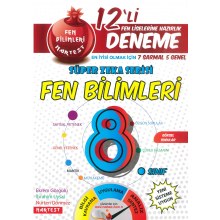 8. Sınıf Fen Bilimleri 12 Deneme Sınavı Nar Test