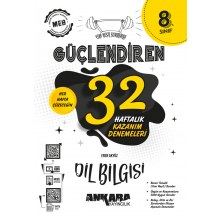 8. Sınıf Güçlendiren Dil Bilgisi 32 Haftalık Kazanım Denemeleri Ankara Yayıncılık