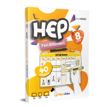 8. Sınıf Haftalık HEP Fen Bilimleri 40 Deneme Hiper Zeka Yayınları