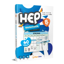 8. Sınıf Haftalık HEP Matematik 40 Deneme Hiper Zeka Yayınları