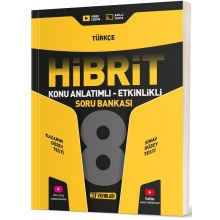8. Sınıf Hibrit Türkçe Soru Bankası Hız Yayınları