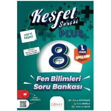 8. Sınıf Keşfet Serisi Plus Fen Bilimleri 1. Dönem Soru Bankası Günay Yayınları