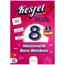 8. Sınıf Keşfet Serisi Plus Matematik 1. Dönem Soru Bankası Günay Yayınları