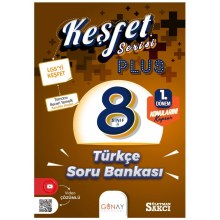 8. Sınıf Keşfet Serisi Plus Türkçe 1. Dönem Soru Bankası Günay Yayınları