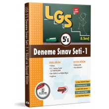 8. Sınıf LGS 5li Deneme Seti-1 Özdebir Yayınları