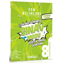 8. Sınıf LGS Fen Bilimleri Sınav Modu 15 Branş Deneme Pruva Akademi