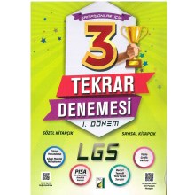 8. Sınıf LGS I.Dönem Tekrar Denemesi Damla Yayınevi