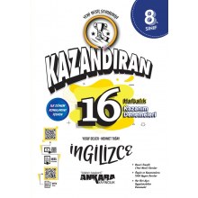 8. Sınıf LGS Kazandıran 16 Haftalık İngilizce Kazanım Denemeleri Ankara Yayıncılık