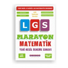 8. Sınıf LGS Maraton Matematik Yeni Nesil Deneme Sınavı Platon Yayınları
