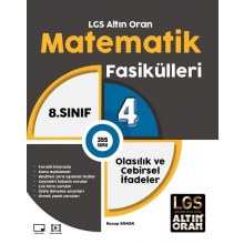 8. Sınıf Matematik 4. Fasikül Olasılık ve Cebirsel İfadeler Altın Oran