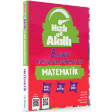 8. Sınıf Matematik Hızlı ve Akıllı Haftalık Denemeler Tammat Yayıncılık