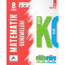 8. Sınıf Matematik Kolay Orta Branş Deneme Paraf Yayınları
