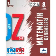 8. Sınıf Matematik Orta Zor Branş Deneme Paraf Yayınları