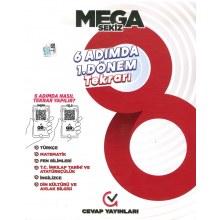 8. Sınıf Mega 6 Adımda 1. Dönem Tekrarı Cevap Yayınları