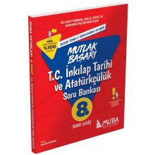 8. Sınıf Mutlak Başarı T.C. İnkılap Tarihi ve Atatürkçülük Soru Bankası Muba Yayınları