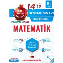 8. Sınıf Nar Tanesi Matematik 14 Deneme Sınavı Nar Test