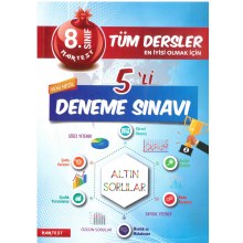 8. Sınıf Nar Tüm Dersler 5Li Deneme Sınavı Nar Test