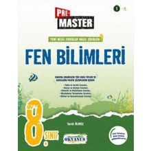 8. Sınıf Pre-Master Fen Bilimleri Soru Bankası Okyanus Yayınları
