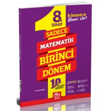 8. Sınıf Sadece 1. Dönem Matematik 10 Deneme Sınavı Model Eğitim