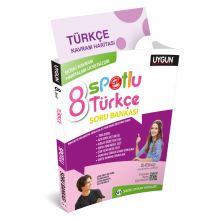 8. Sınıf Spotlu Türkçe Soru Bankası (Kavram Haritası Hediyeli) Sadık Uygun Yayınları