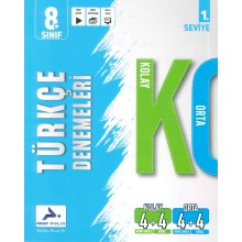8. Sınıf Türkçe Kolay Orta Branş Deneme Paraf Yayınları