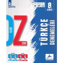 8. Sınıf Türkçe Orta Zor Branş Deneme Paraf Yayınları
