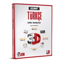 8. Sınıf Türkçe Soru Bankası 3D Yayınları