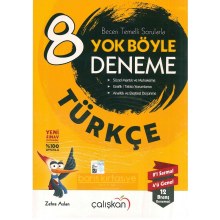 8. Sınıf Türkçe Yok Böyle Deneme Çalışkan Yayınları